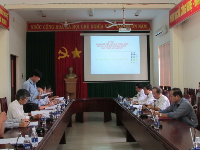 Hội đông nghiệm thu dự án phân vi sinh